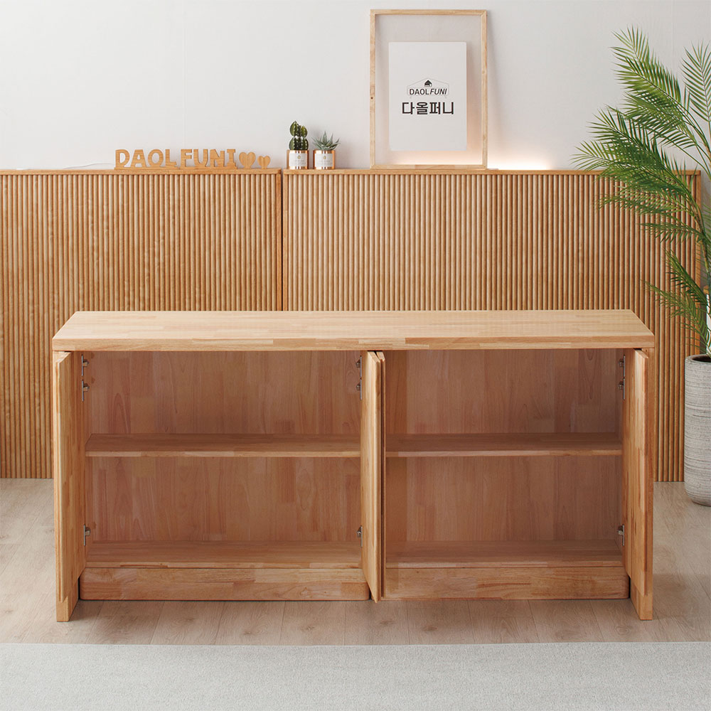 다올퍼니 아떼2 원목 아일랜드 식탁 테이블 홈바 수납 조리대 1800