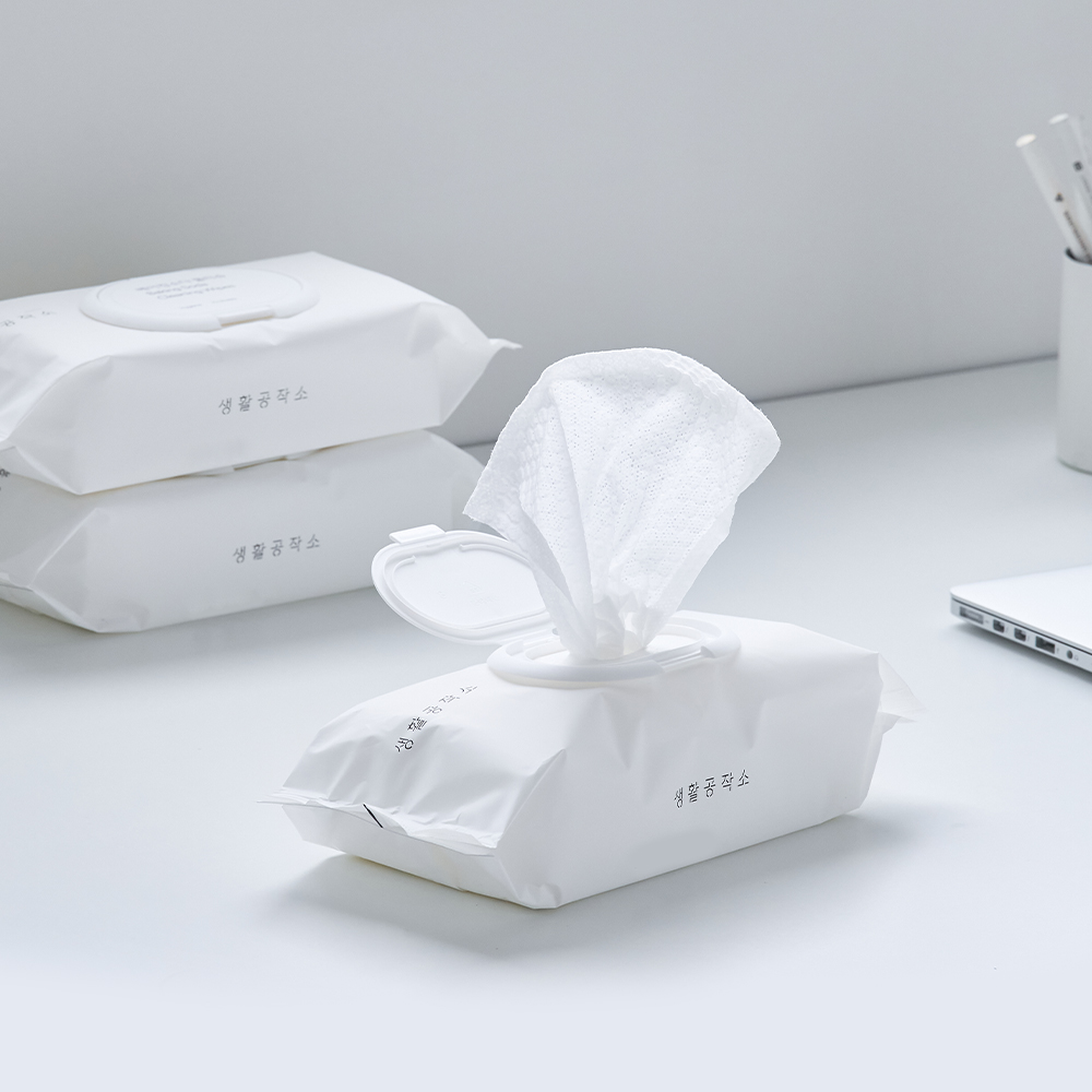 생활공작소 베이킹소다물티슈 청소물티슈 70매 10개
