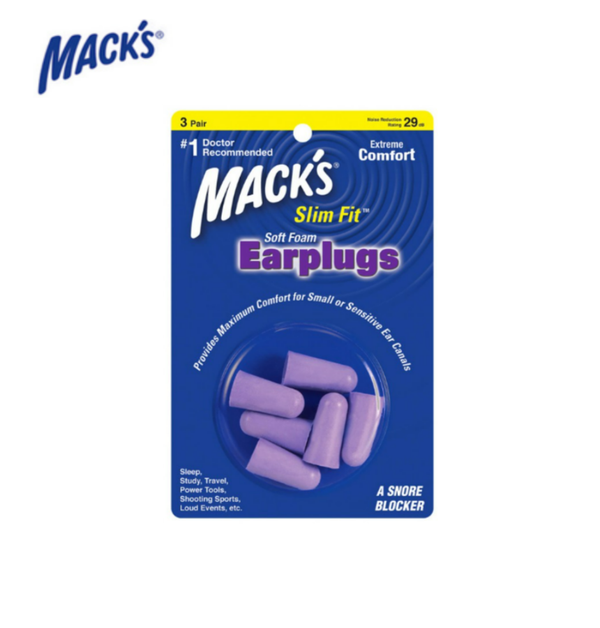 macks귀마개 macks 귀마개 맥스 이어플러그 슬림핏 기압감소 아기비행기 귀안아픈 : 아워스Ours
