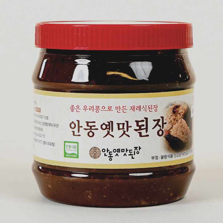 안동옛맛된장 재래식된장1kg 국내산 콩으로 만든 전통된장 - 메인 이미지