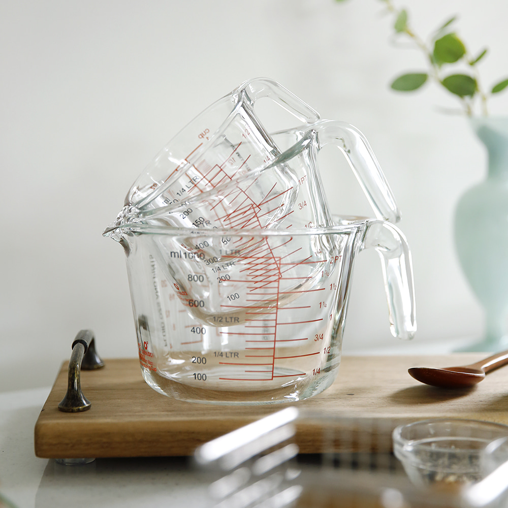 내열 계량컵 이유식 베이킹 제빵 계란찜 비커 500ml 이미지 7