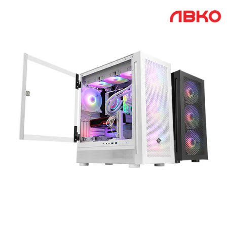 앱코 SUITMASTER V3000 베놈 ARGB PC케이스 (화이트)