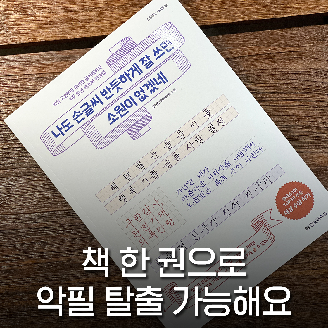 (저자 직판)나도 손글씨 반듯하게 잘 쓰면 소원이 없겠네 제품 이미지