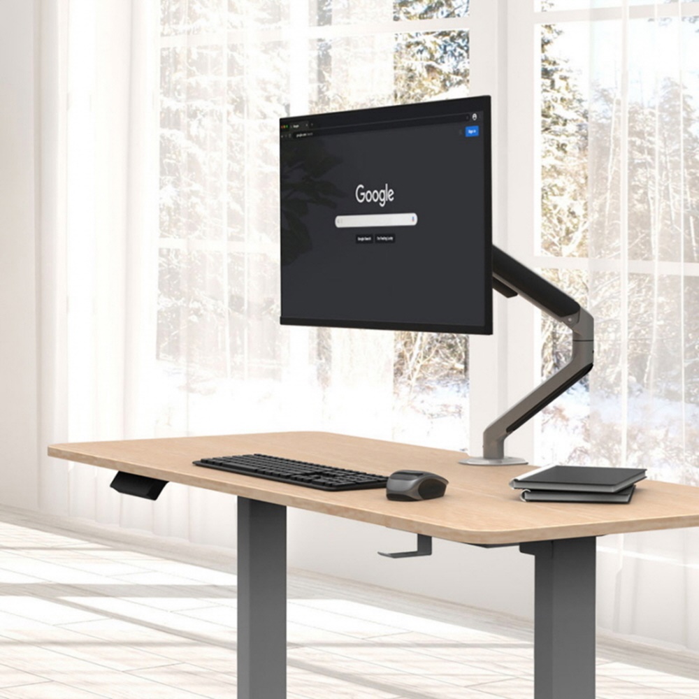 삼성 LG 호환 셀프밸런스 싱글 모니터 거치대 높이조절가능 80cm(32인치) - 상세 이미지 4