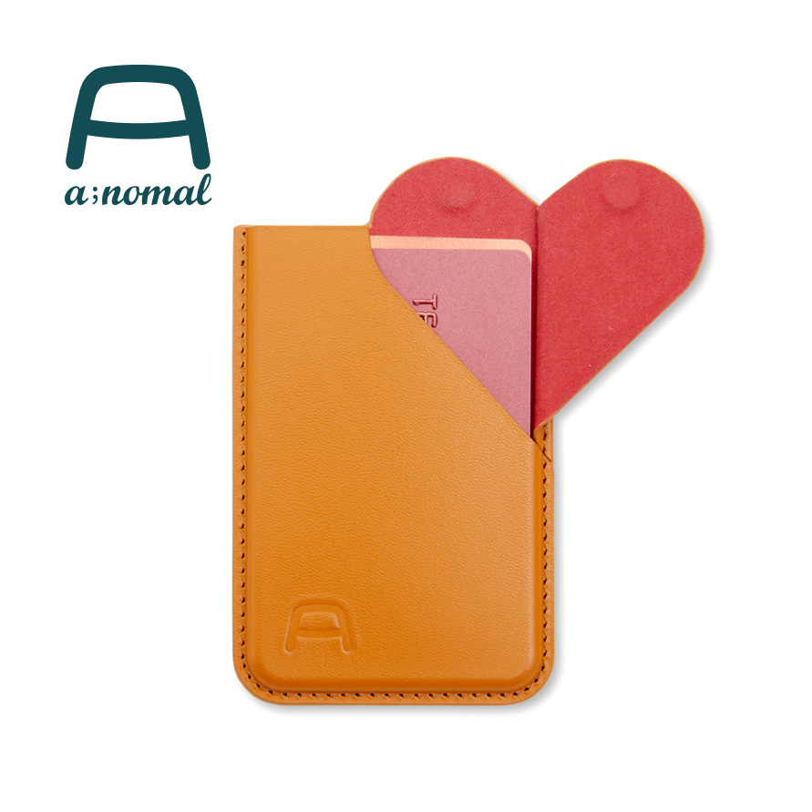 [에이노말]맥세이프 마그네틱 천연가죽 카드지갑-아이폰 갤럭시 호환