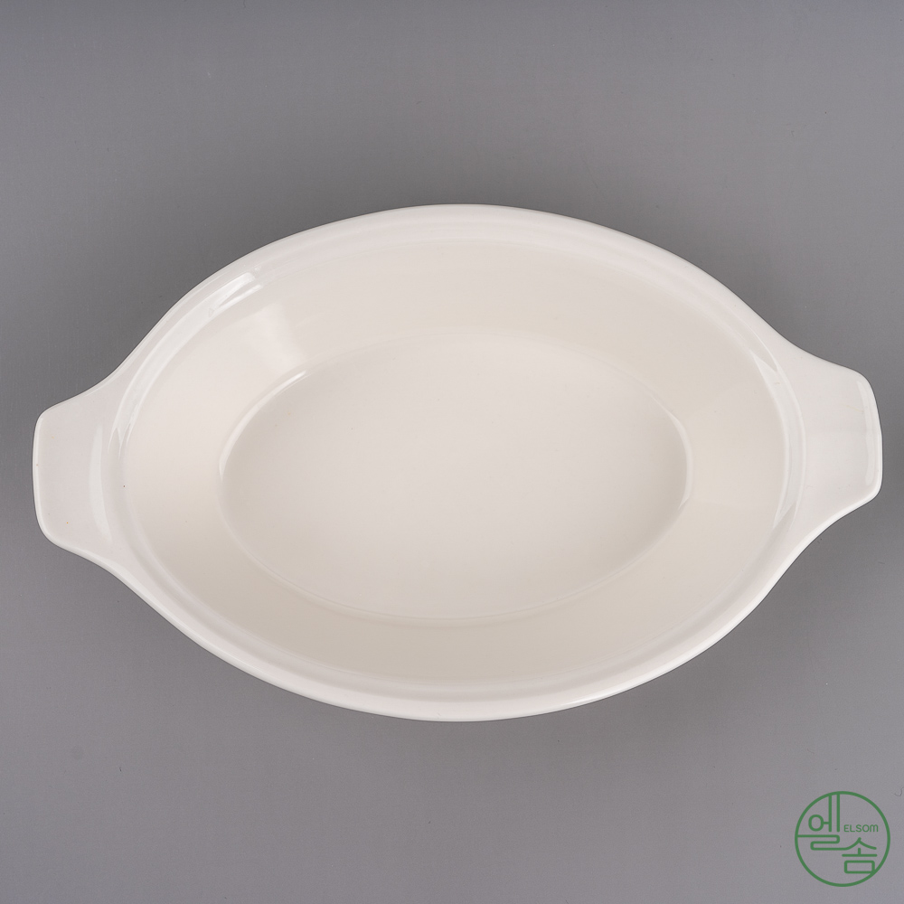 시라쿠스 뉴욕 손잡이 타원 볼 보울 25cm - 메인 이미지