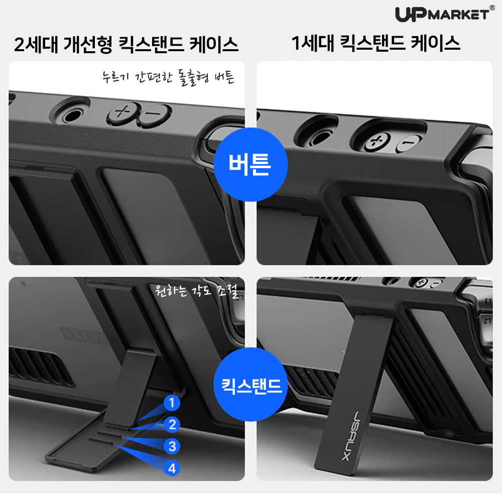 스팀덱 OLED 케이스 JSAUX 킥스탠드 2세대 - 상세 이미지 3