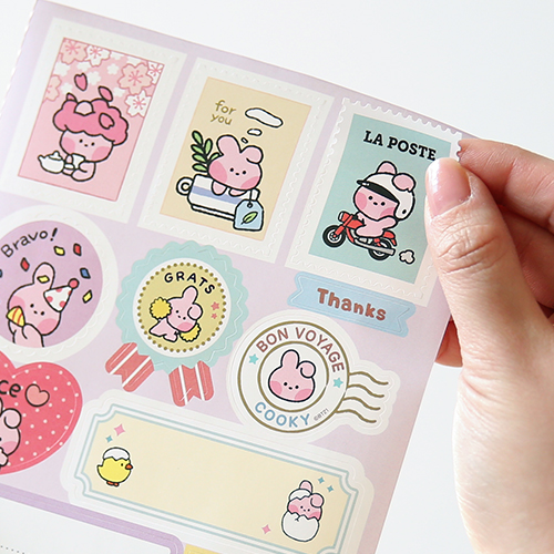 BT21 minini Removable Gift Sticker - COOKY