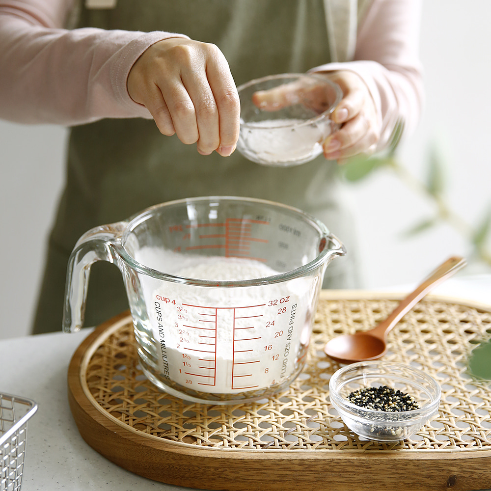 내열 계량컵 이유식 베이킹 제빵 계란찜 비커 500ml - 상세 이미지 4