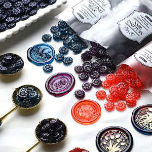 실링왁스 반투명 해바라기 왁스 100알 실속형 비즈 스탬프 왁스씰 제작 실사용 후기 | 효과 있을까? - 상품 이미지 1