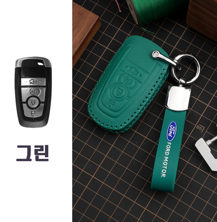 포드 익스플로러 순정형 가죽 키케이스 - 상품 이미지