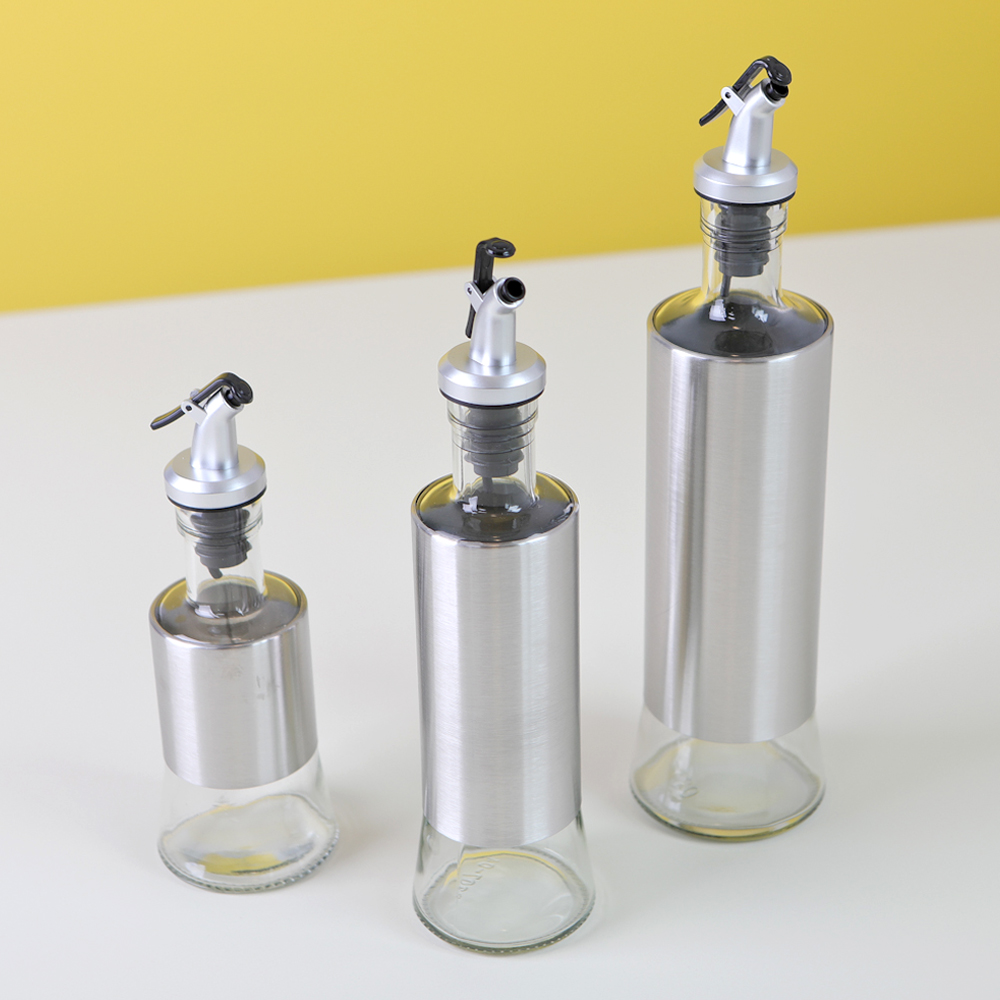 세리에 스텐 304 원터치 유리 소스 오일 병 200ml - 상세 이미지 4