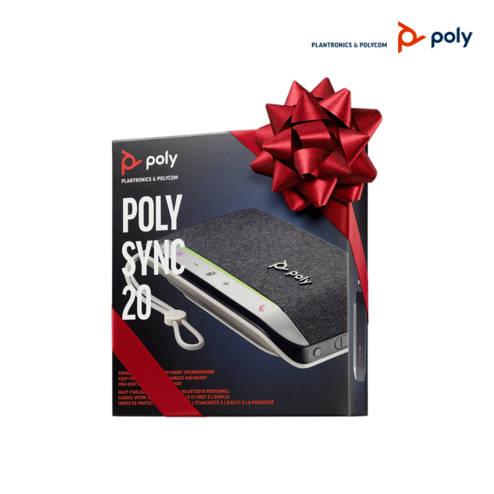 Poly SYNC 20 블루투스 스피커폰 폴리 싱크 컨퍼런스 리테일 - 상세 이미지 2