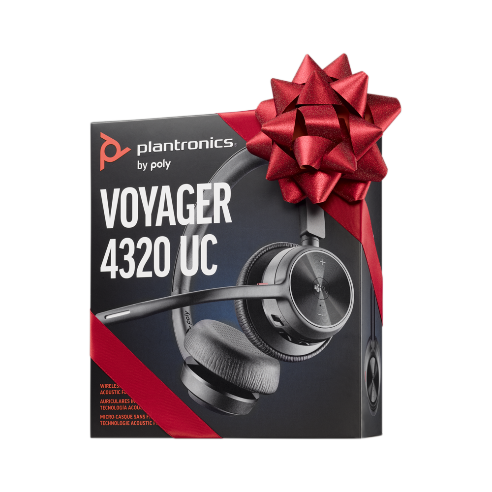 Poly 보이저 4320 4300 UC 무선 헤드셋 노이즈캔슬링 업무용 블루투스 헤드폰 - 상세 이미지 2