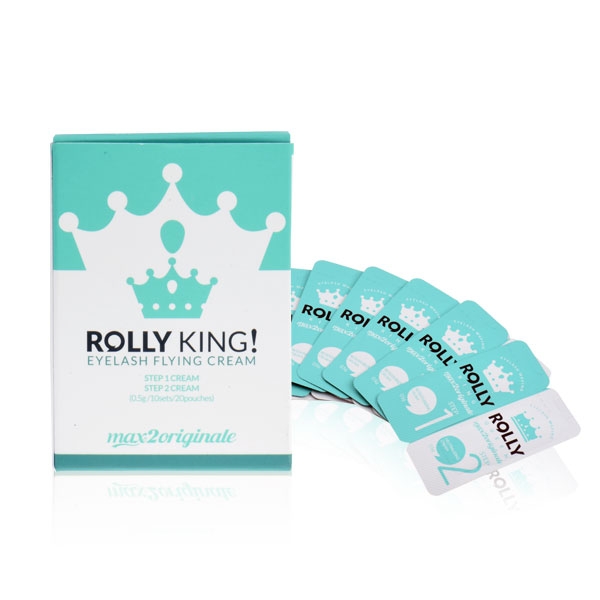 롤리킹 속눈썹 파마액(1제+2제, 10회분) 펌 ROLLY KING EYELASH FLYING CREAM - 상품 이미지