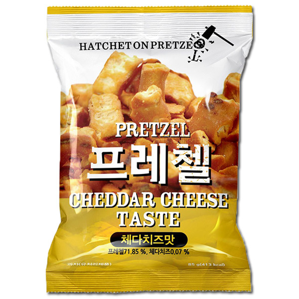 프레첼 체다 치즈 맛 85g/과자 아이들 간식