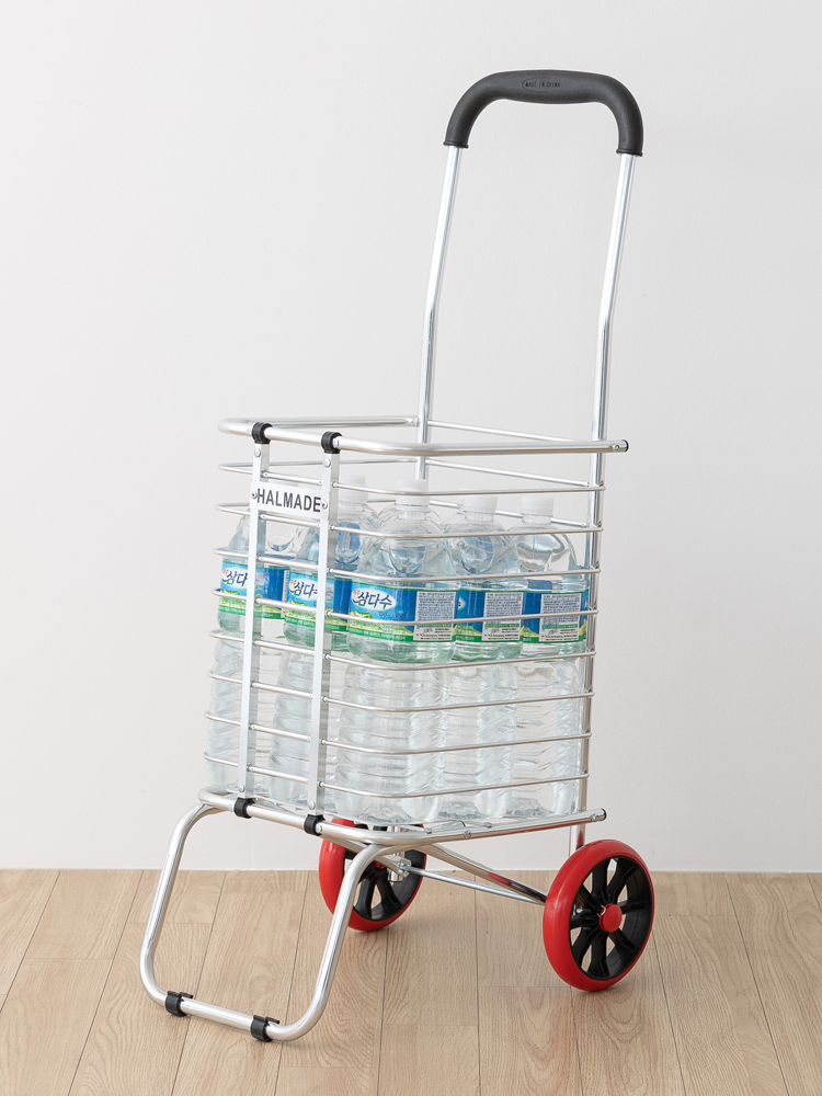 할메이드 접이식 폴딩 핸드카트 시장바구니 캐리어 손수레 쇼핑캐리어 튼튼두발이