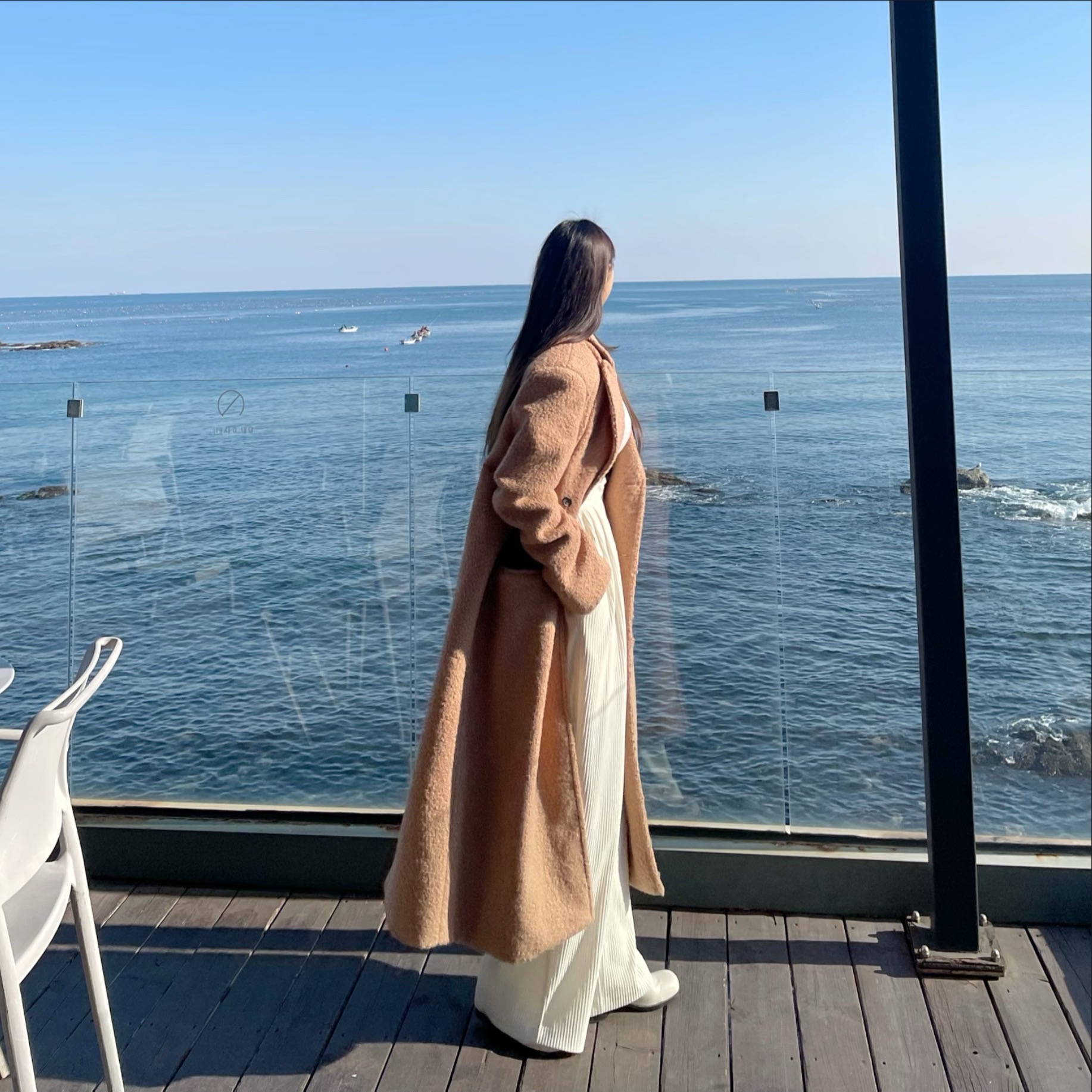 [남녀공용 / 멋쁨 시밀러룩 / 국내생산] 부드러운 푸들 오버핏 울 더블롱코트 2color 상세 이미지 35