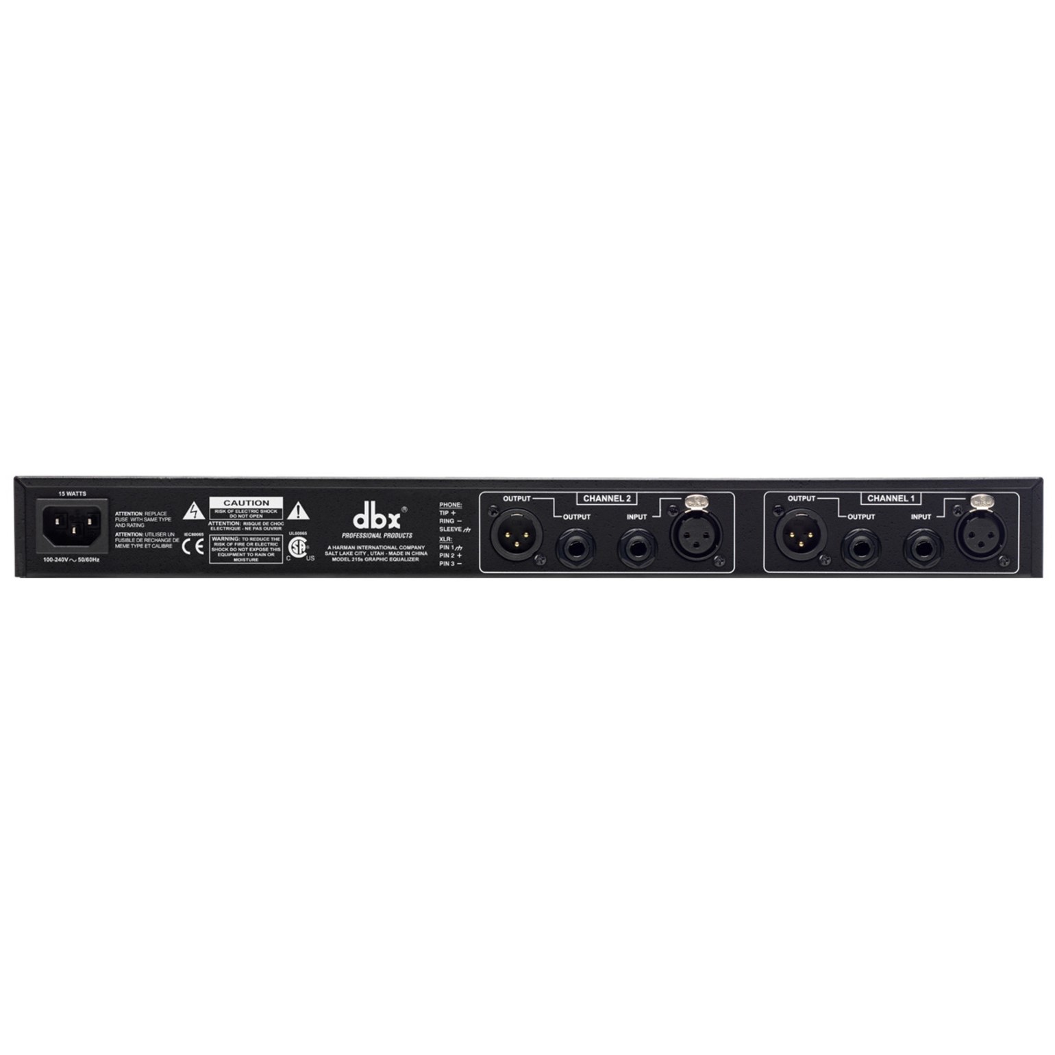 DBX 215S 그래픽 이퀄라이저 15밴드 - 상세 이미지 4