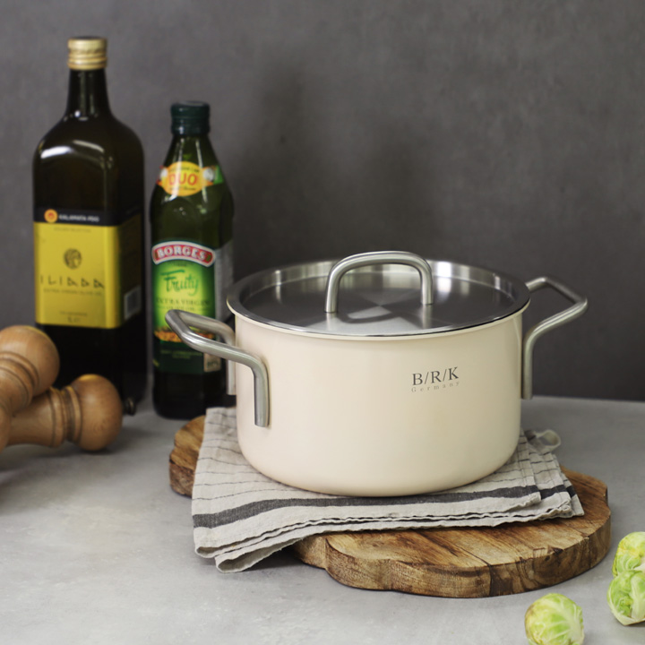 BRK냄비 인덕션용냄비 고급 수입 스탠 냄비 통5중 16cm