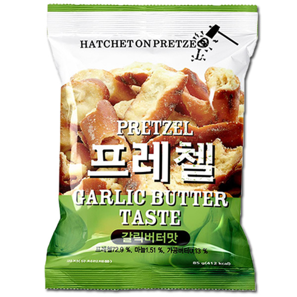 프레첼 갈릭 버터 맛 85g/과자 아이들 간식
