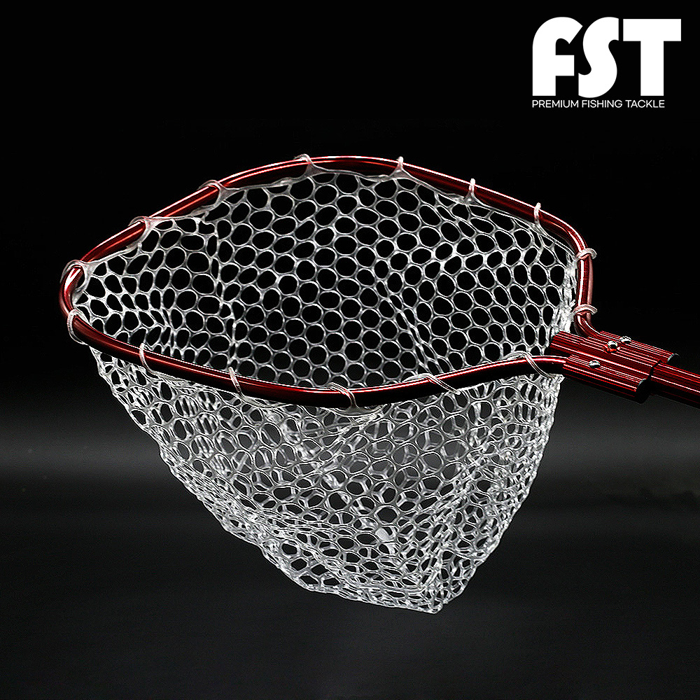 송어 뜰채 실리콘 선상 보트용 민물 바다 스텐 선상 접이식 뜰채