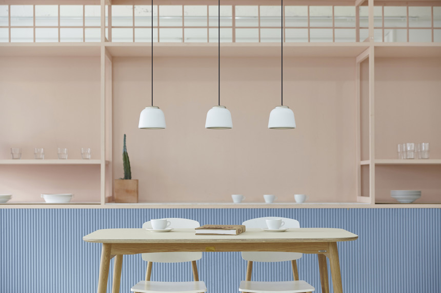 팬던트조명 식탁등 포트 B 화이트 브라켓형 - 상세 이미지 4
