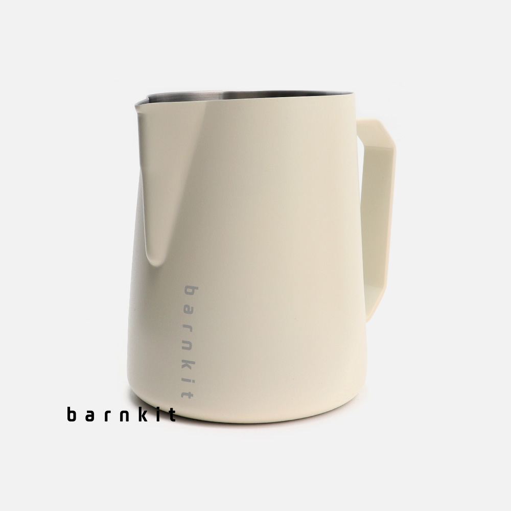 반킷 라떼아트 스팀피쳐 600ml, 아이보리 화이트(무광) - 메인 이미지