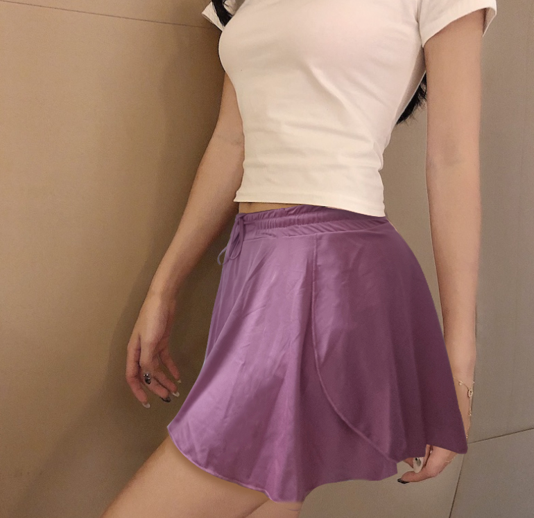폴웨어 폴댄스 옷 폴복 바디프로필 세트 폴쇼츠 치마 - 상세 이미지 4
