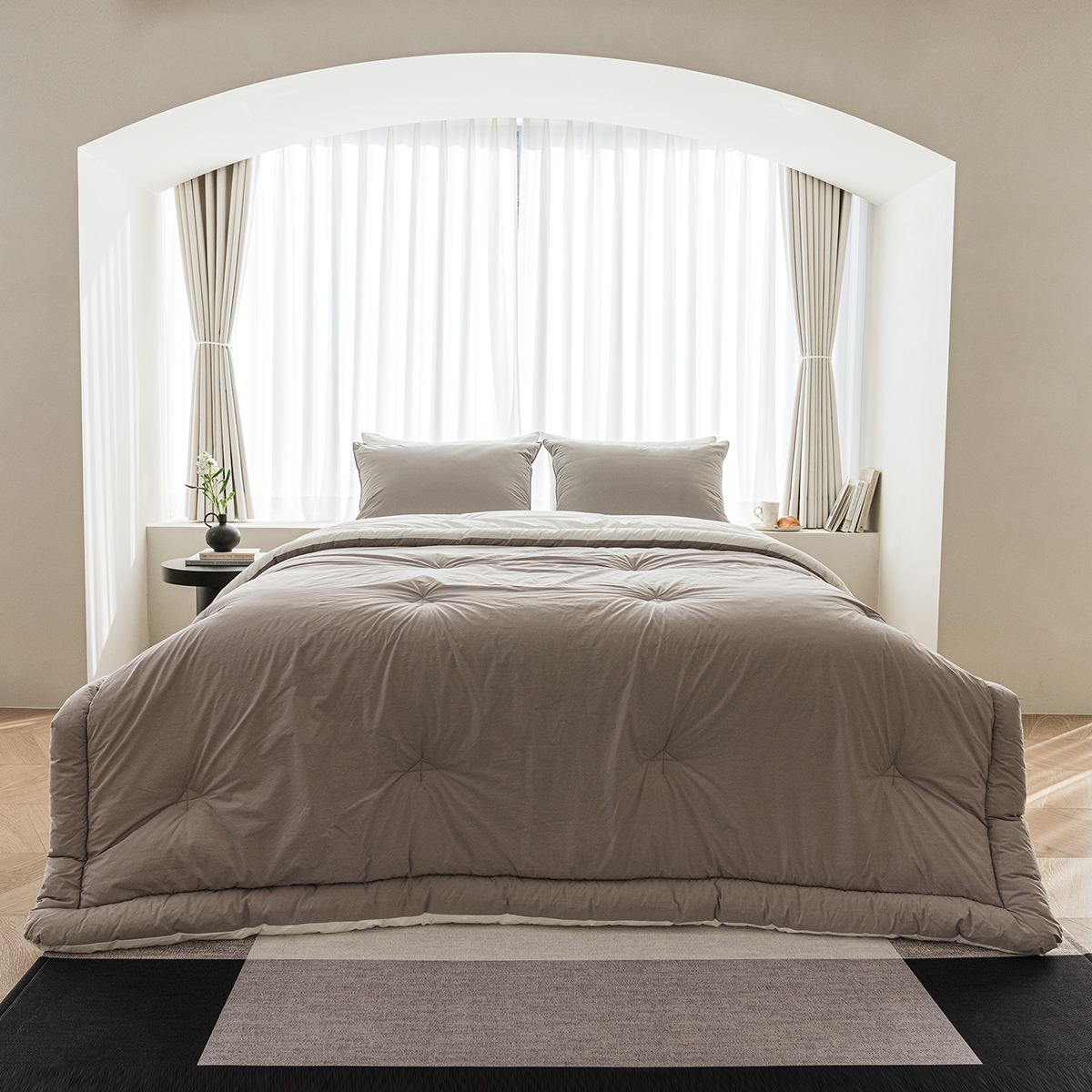 퀸 사이즈 이불 호텔 침구류 세트 신혼 부부 베딩 차렵 레이크