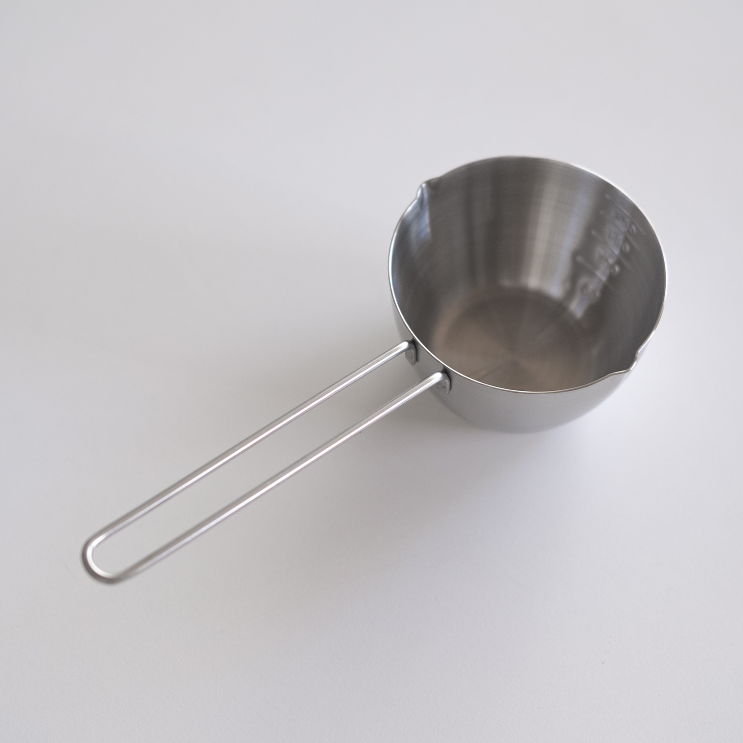 국산 18-8 스텐 계량컵 손잡이 요리 소스컵 200ml 주방용품 베이킹 - 상세 이미지 3