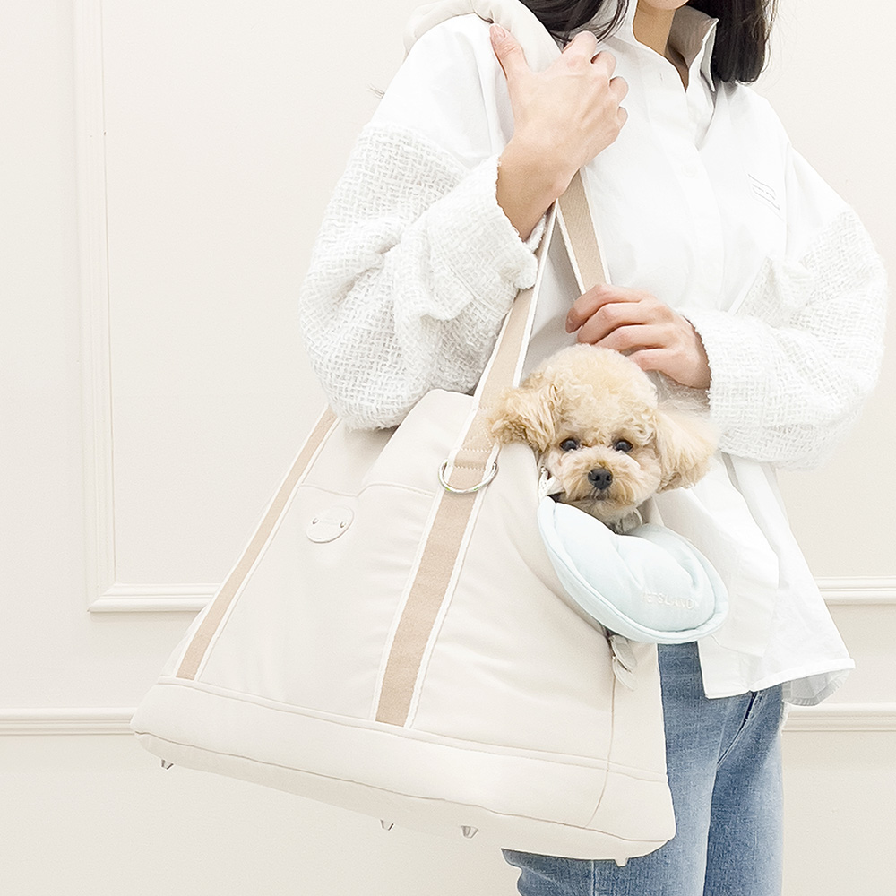 강아지 슬링백 이동 가방 애견 반려견 소형견 포밍베딩백M - 상세 이미지 4