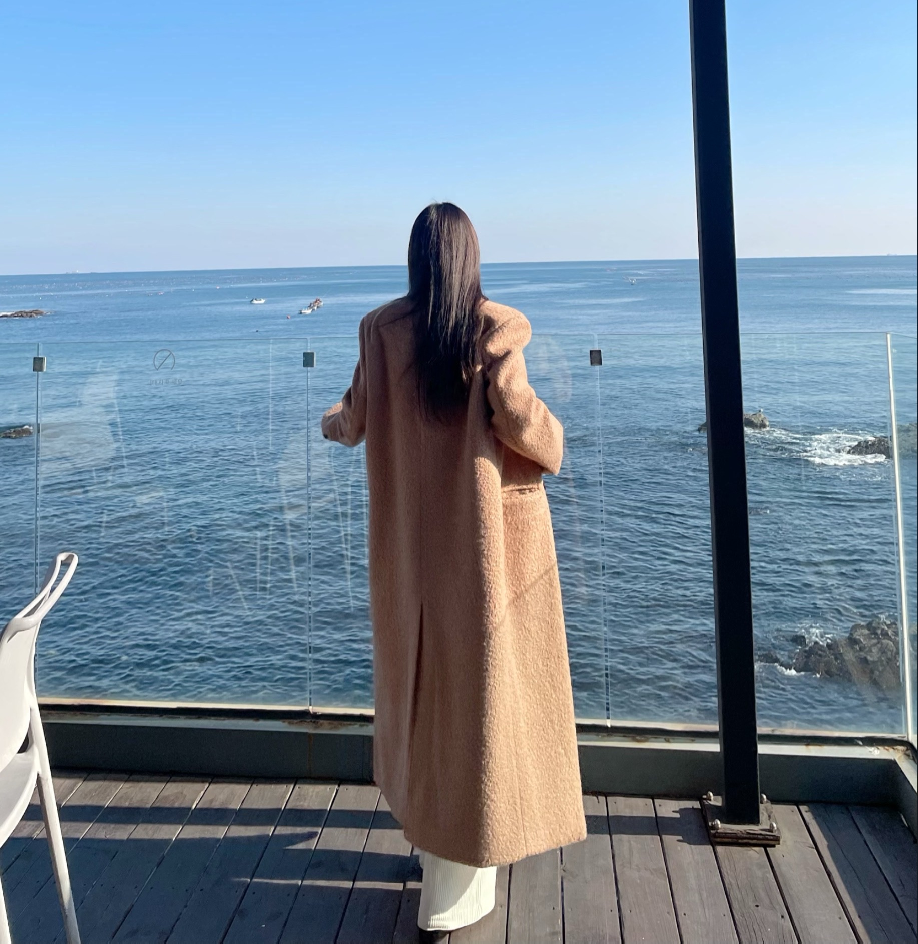 [남녀공용 / 멋쁨 시밀러룩 / 국내생산] 부드러운 푸들 오버핏 울 더블롱코트 2color 상세 이미지 37
