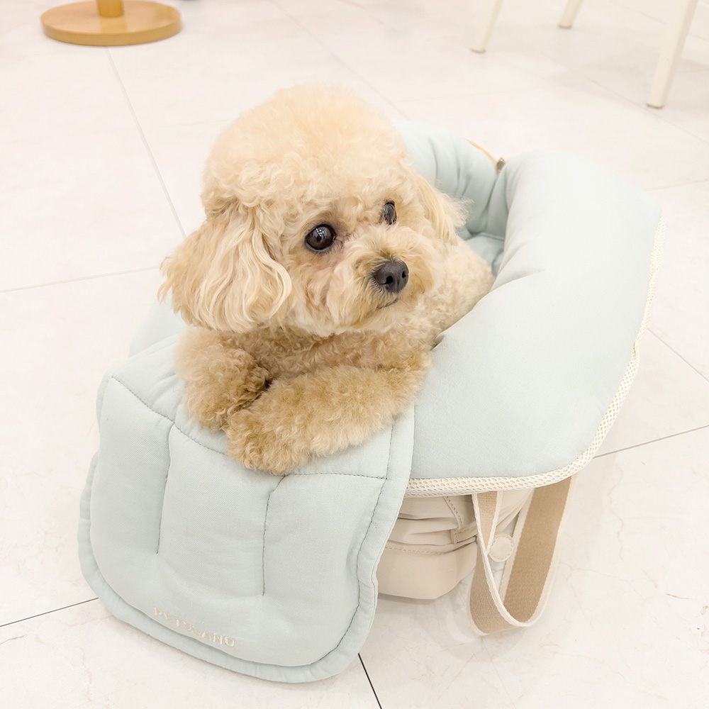강아지 슬링백 이동 가방 애견 반려견 소형견 포밍베딩백M 이미지 8