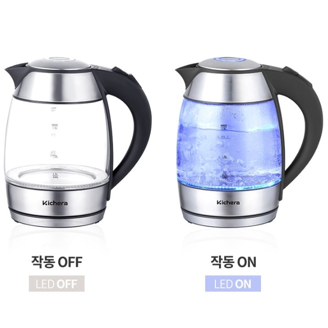 유리커피포트 핸드드립 전기티팟 분유포트기