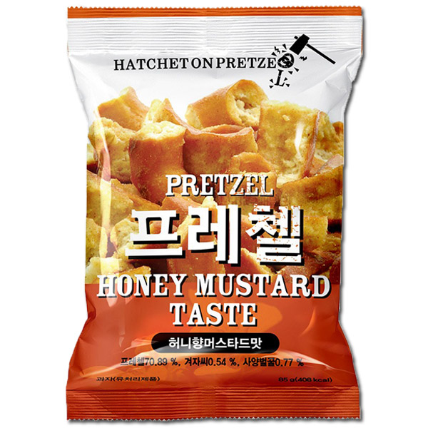 프레첼 허니 머스타드 맛 85g/과자 아이들 간식