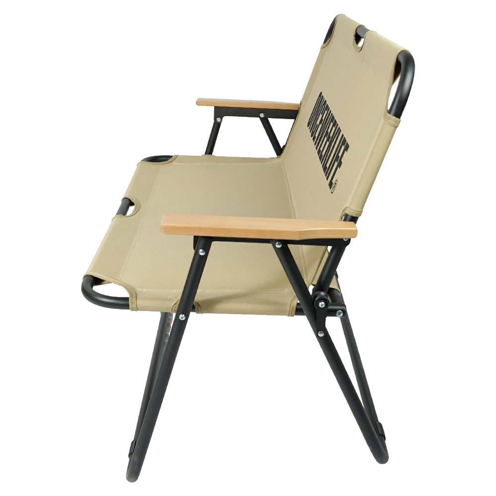 원스위크라이프 캠핑 접이식 경량 2인용 폴딩 벤치 체어 그레이