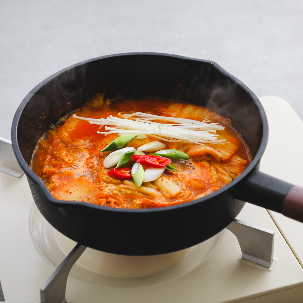 시샘 라면냄비 이유식 스텐 인덕션 함마톤 계량 편수 냄비 16cm