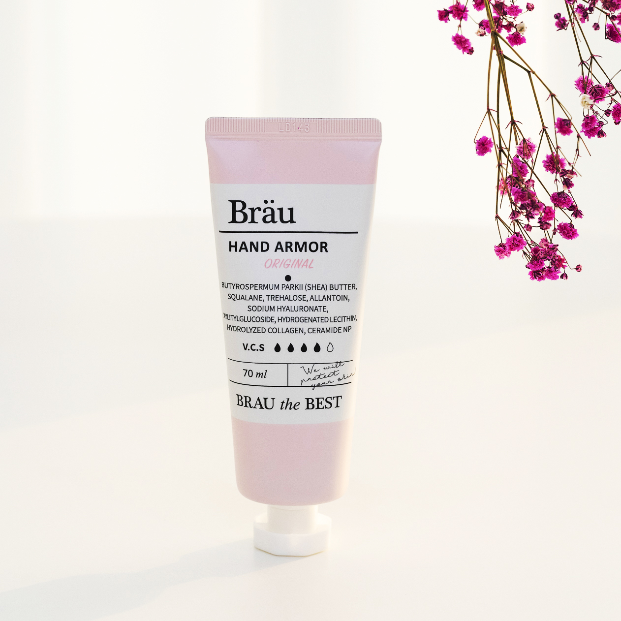 고보습 승무원 간호사 미용사 핸드크림 브로이코스메틱 핸드아머 오리지널 70ml - 상품 이미지