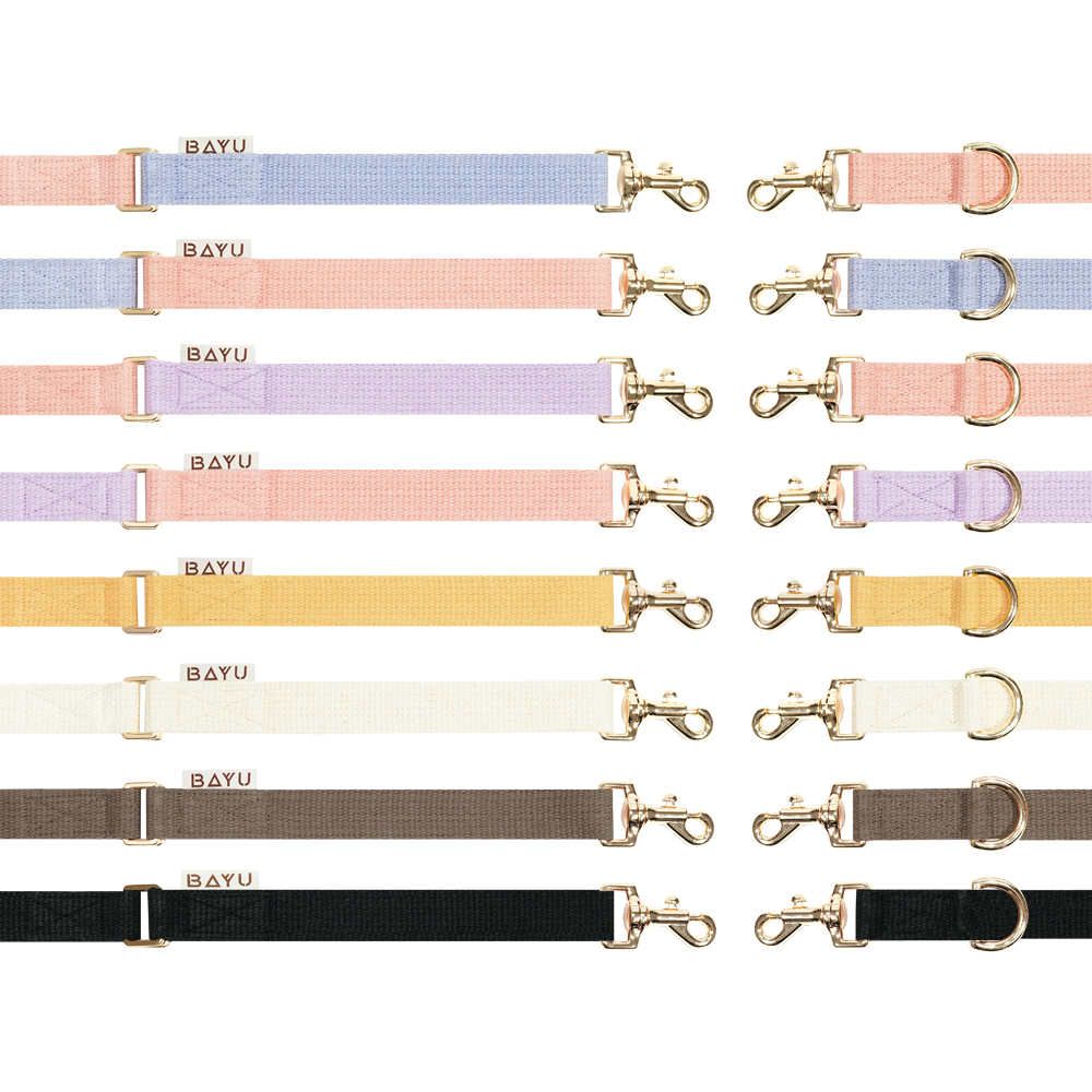 바유 강아지 폴딩 리드줄 순면 1.5cm 이미지 1