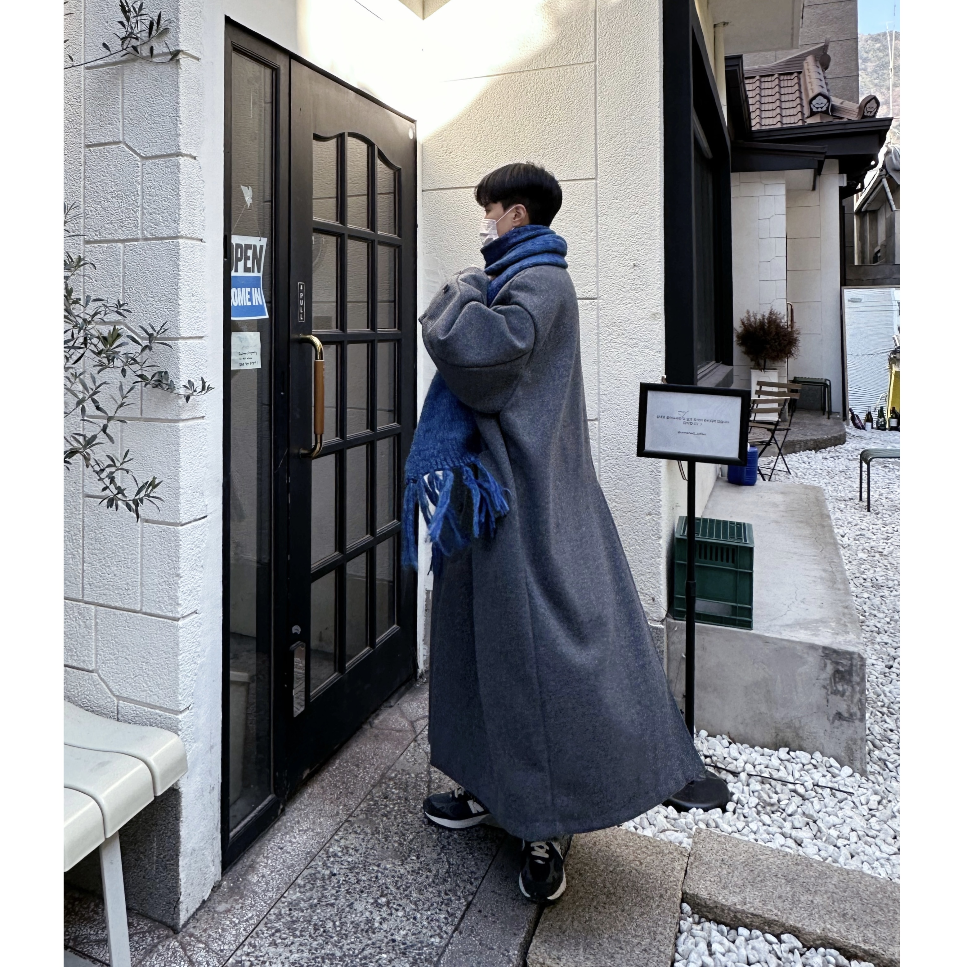남자롱코트 발마칸코트 남성겨울코트 이미지 3