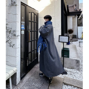 남자롱코트 발마칸코트 남성겨울코트 착용 후기 | 사이즈/핏 총정리 - 상품 이미지 3