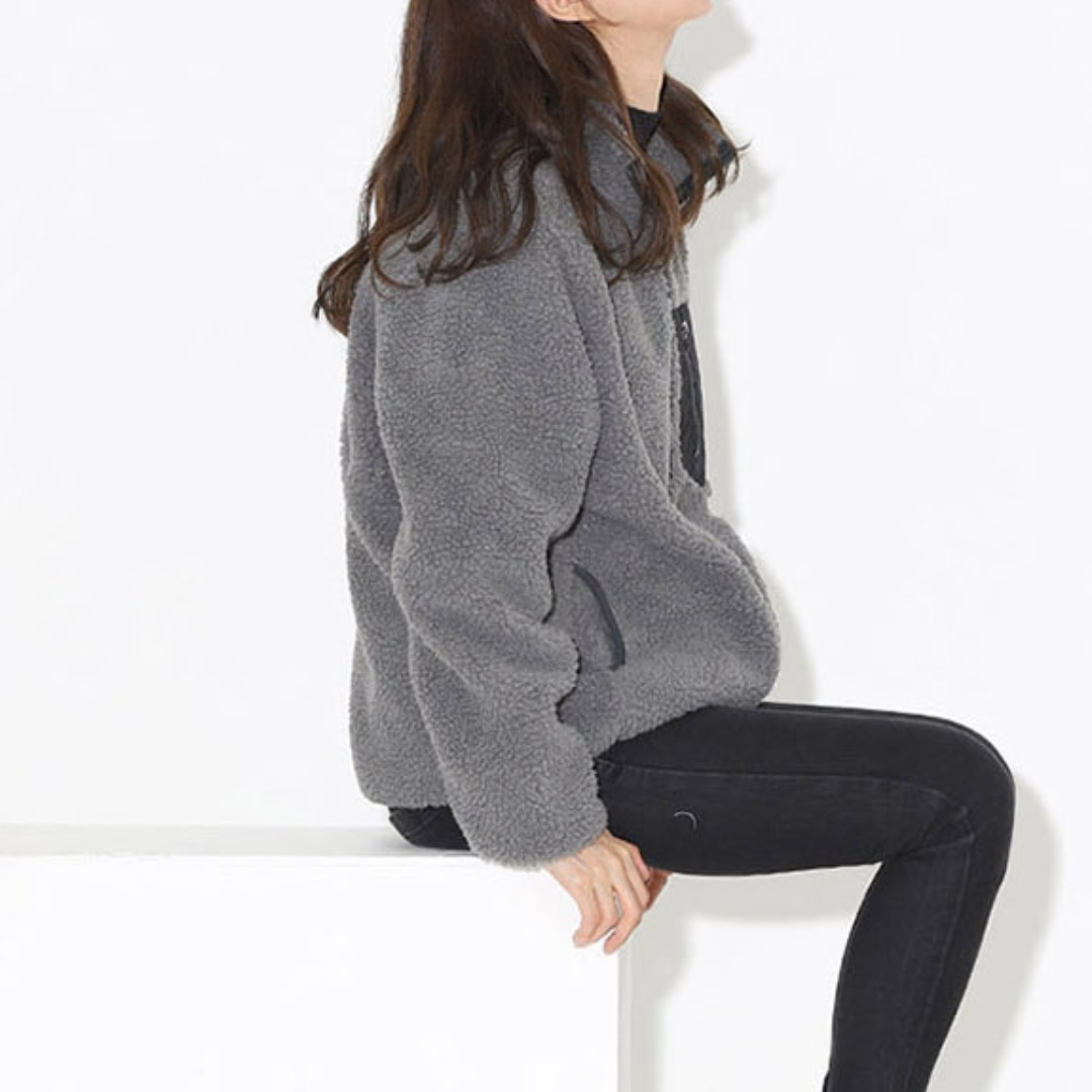 이월패딩 여성 등산 점퍼 경량 후리스 등산용 패딩 자켓 - 상세 이미지 2