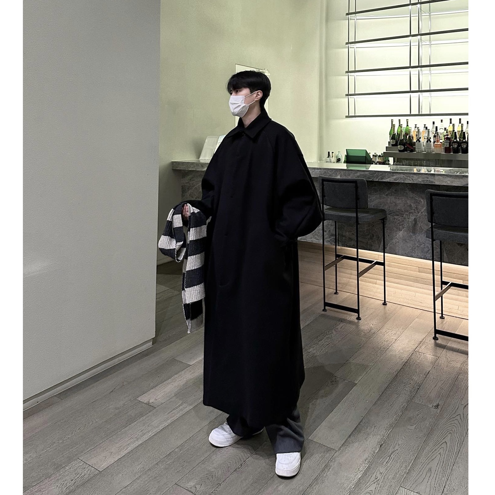 남자롱코트 발마칸코트 남성겨울코트 이미지 4