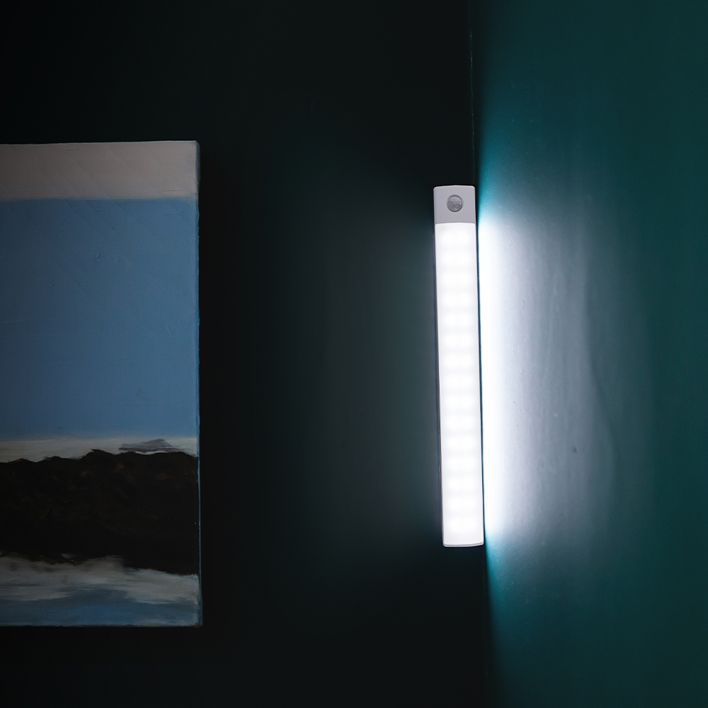 레토 충전식 무선 센서등+무드등 3가지 색상조절 LED 조명 베란다 현관센서등 20cm - 상세 이미지 4