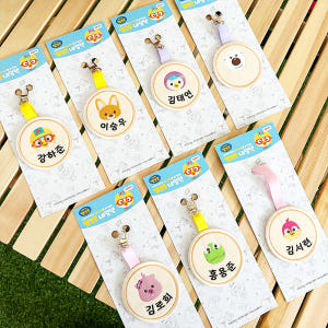 뽀로로 자수네임택 어린이집 가방 골프 이름표 낮잠이불 단면 고리형 네임텍 솔직 후기 | 실사용자 리뷰 분석 - 상품 이미지 2