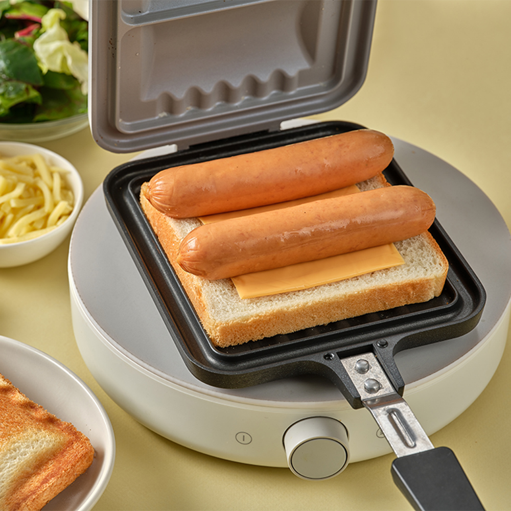 에비히슈테른 캠핑 샌드위치 메이커 브런치 토스트 핫도그 쿠커 2구