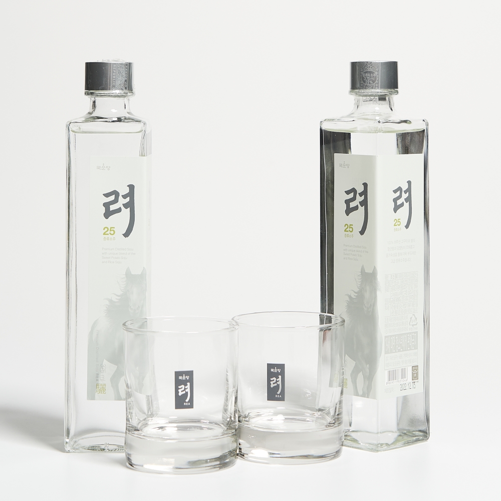 려 고구마 소주 25도 선물세트 특2호 375ml 2본입(쌀블렌딩) 증류주 국순당 여주 - 상세 이미지 5