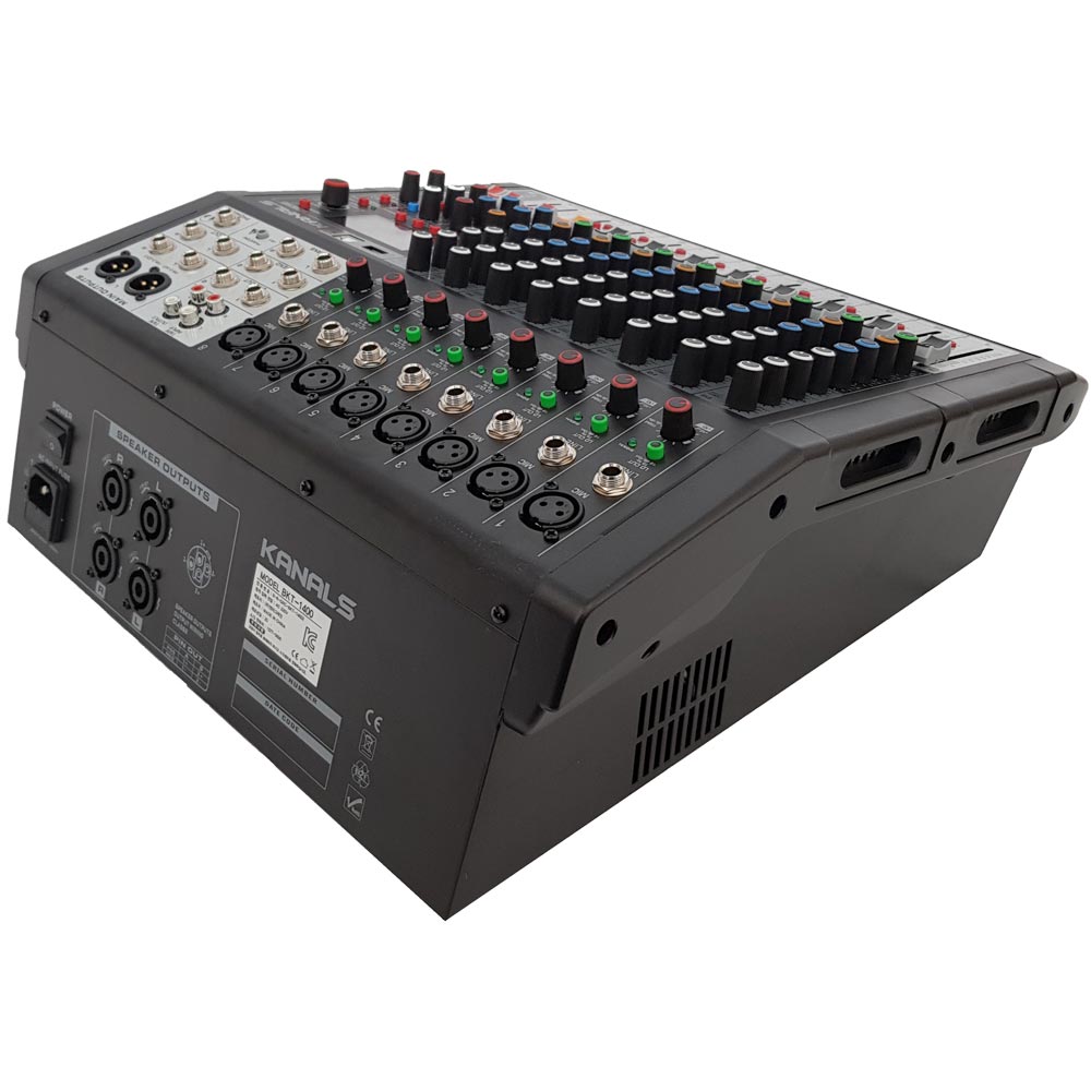 카날스 BKT-1400 파워드 믹서 오디오 인터페이스 내장