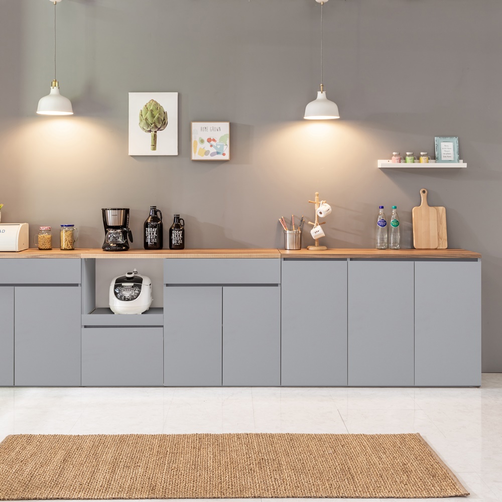 코드쿡 홈카페장 정수기다이 커피머신 선반 주방선반장 하부장